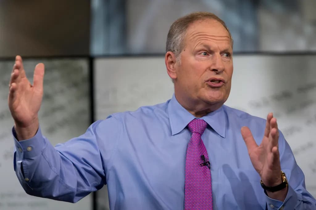 David Cote, executive chairman of Vertiv and former Honeywell CEO, gestures while speaking.